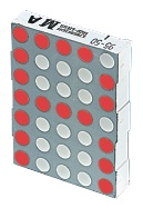 Dot matrix display, photograph  Rapid Electronics